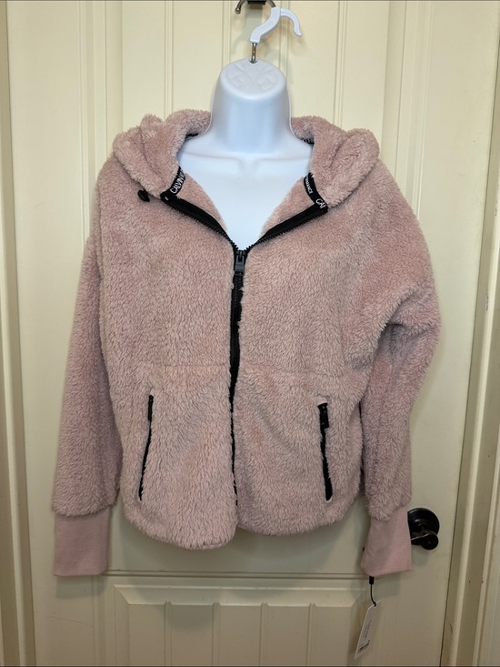 Calvin Klein Performance Jackets & Blazers - Calvin Klein Performance Cozy Plush Hooded Jacket - Pink